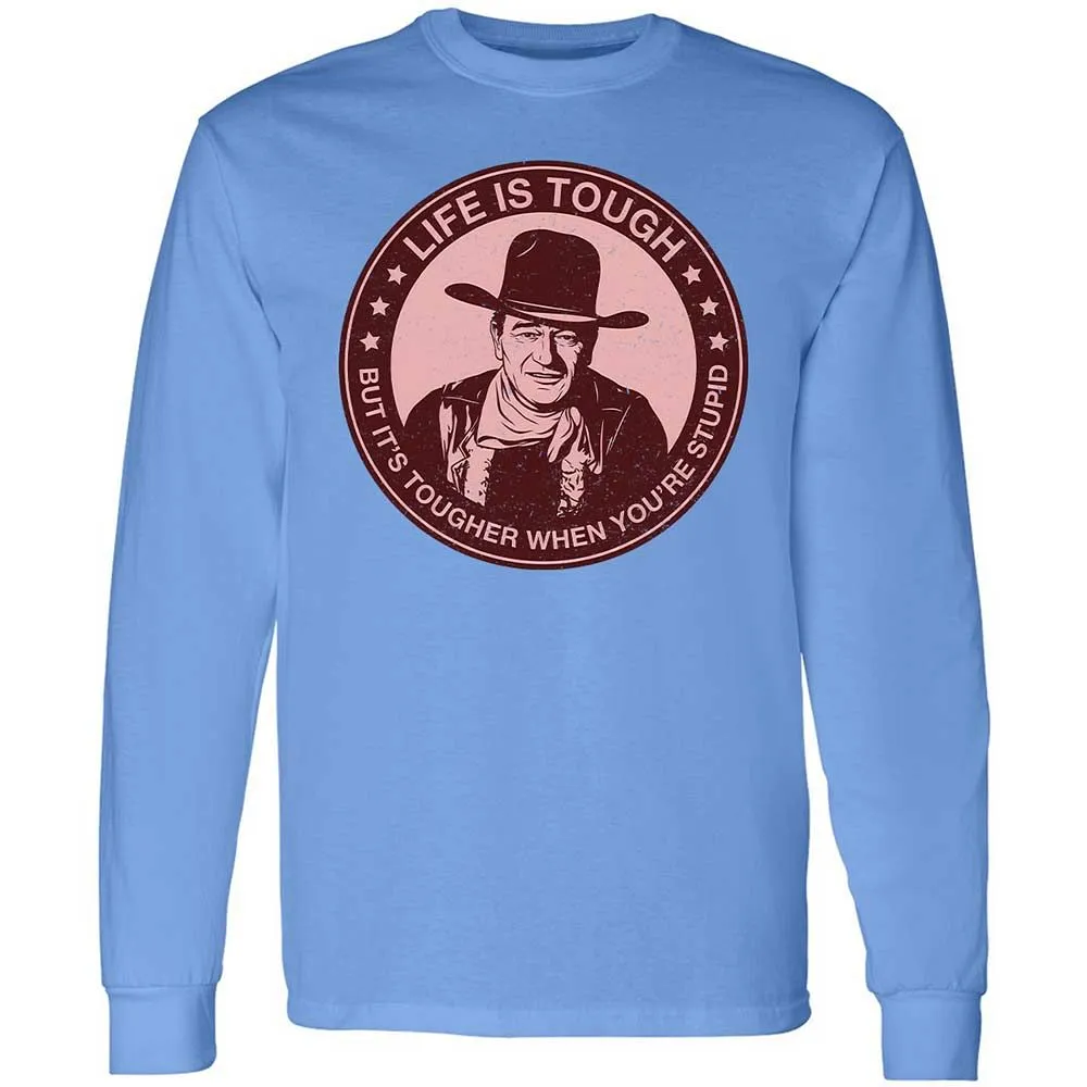 Long Sleeve T-Shirt - E6ZMKBBC - Carolina Blue - 5