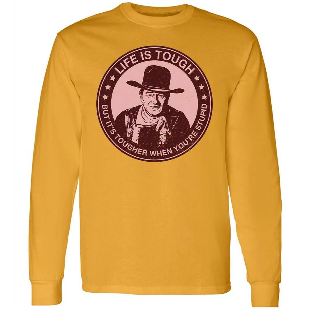 Long Sleeve T-Shirt - E6ZMKBBC - Gold - 10