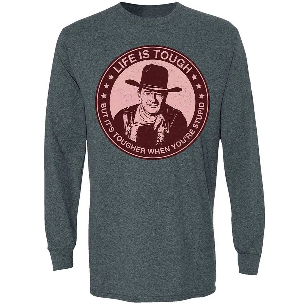 Long Sleeve T-Shirt - E6ZMKBBC - Dark Heather - 15