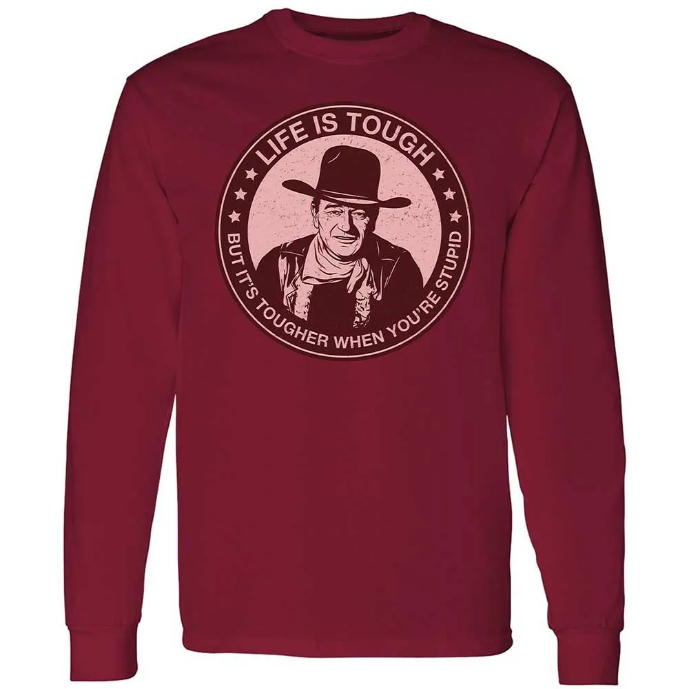 Long Sleeve T-Shirt - E6ZMKBBC - Cardinal Red - 17