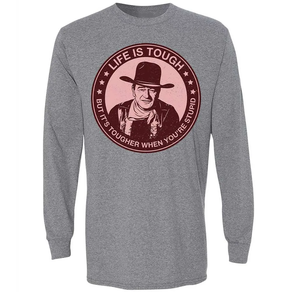 Long Sleeve T-Shirt - E6ZMKBBC - Graphite Heather - 18