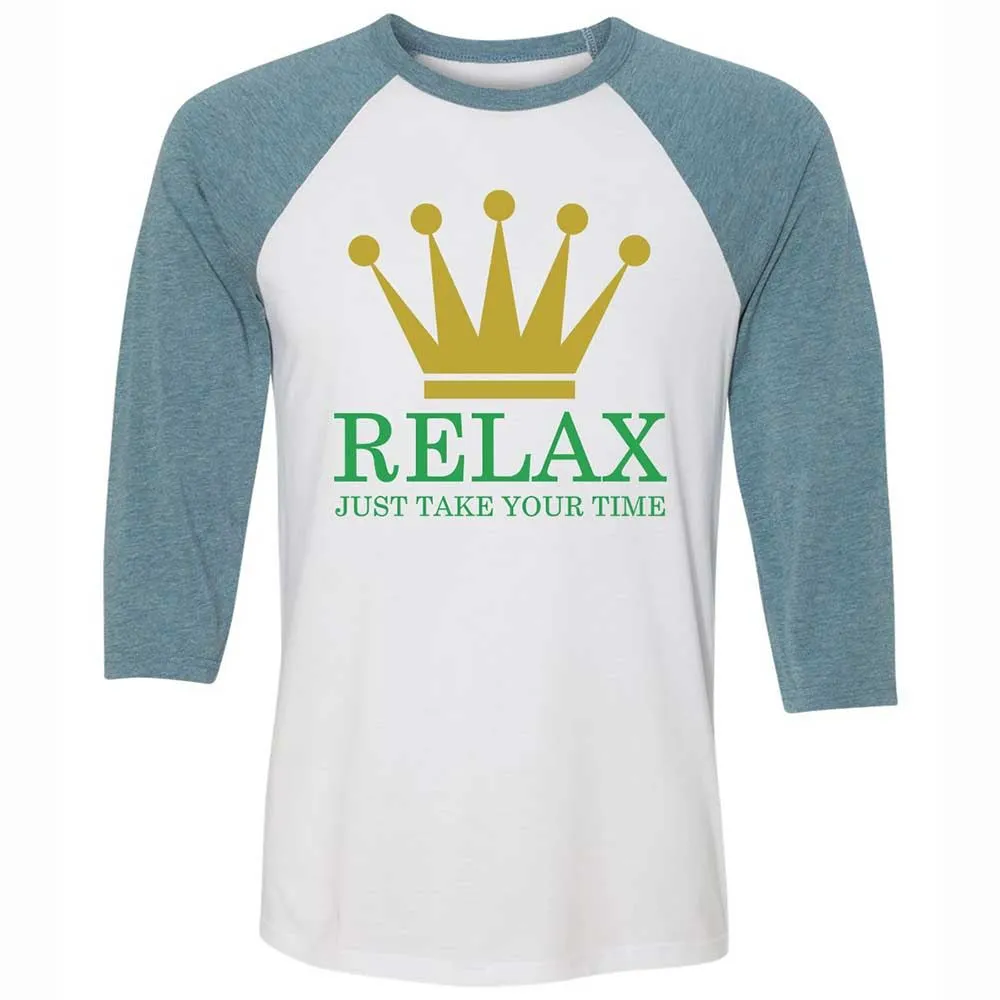 Relax Just Take Your Time - White/Denim - 3