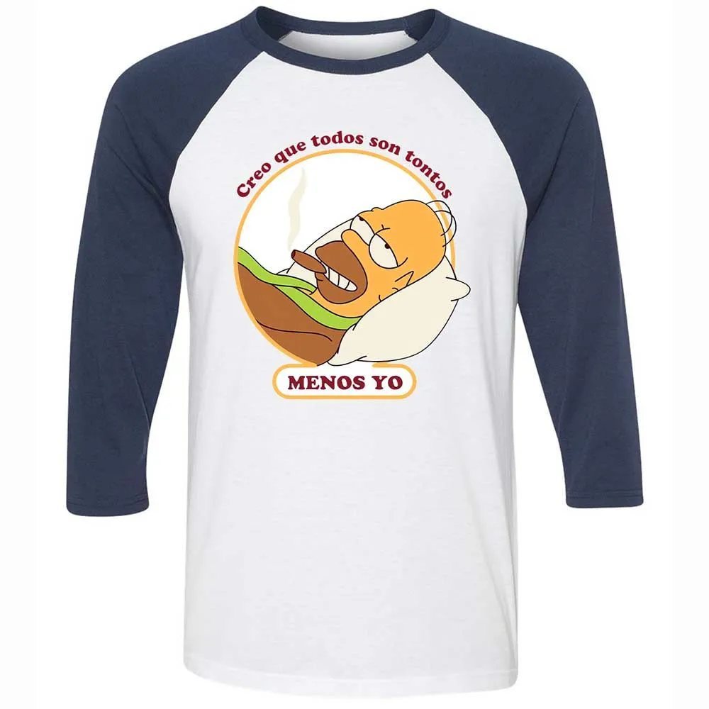 Everyone's stupid except me - White/Navy - 8