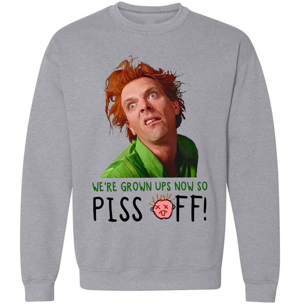 We're Grown Ups Now So Piss Off - Sport Grey - 3