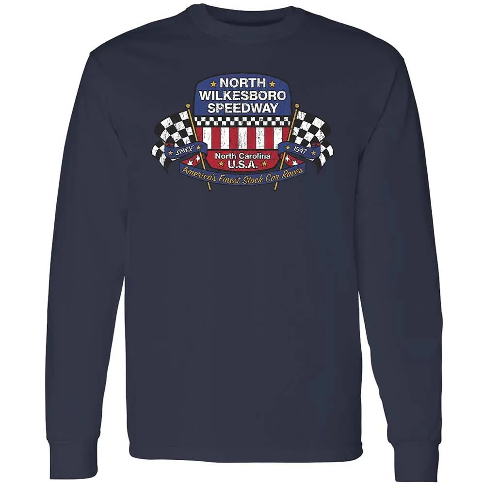 Long Sleeve T-Shirt - J9VMHLNY - Navy - 13