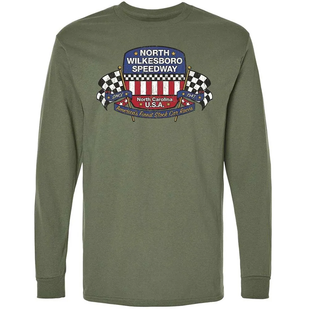 Long Sleeve T-Shirt - J9VMHLNY - Military Green - 19