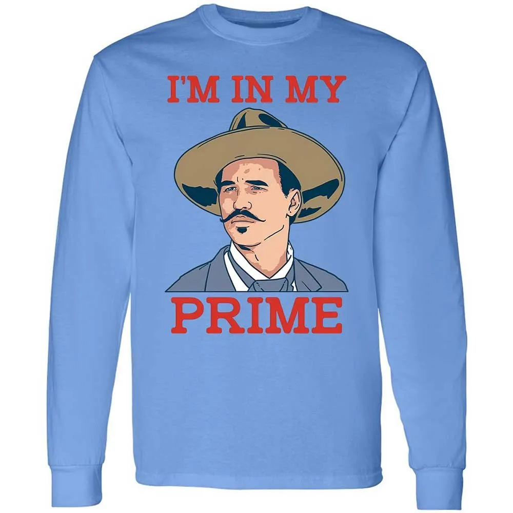 Long Sleeve T-Shirt - HJMHSQ6L - Carolina Blue - 5