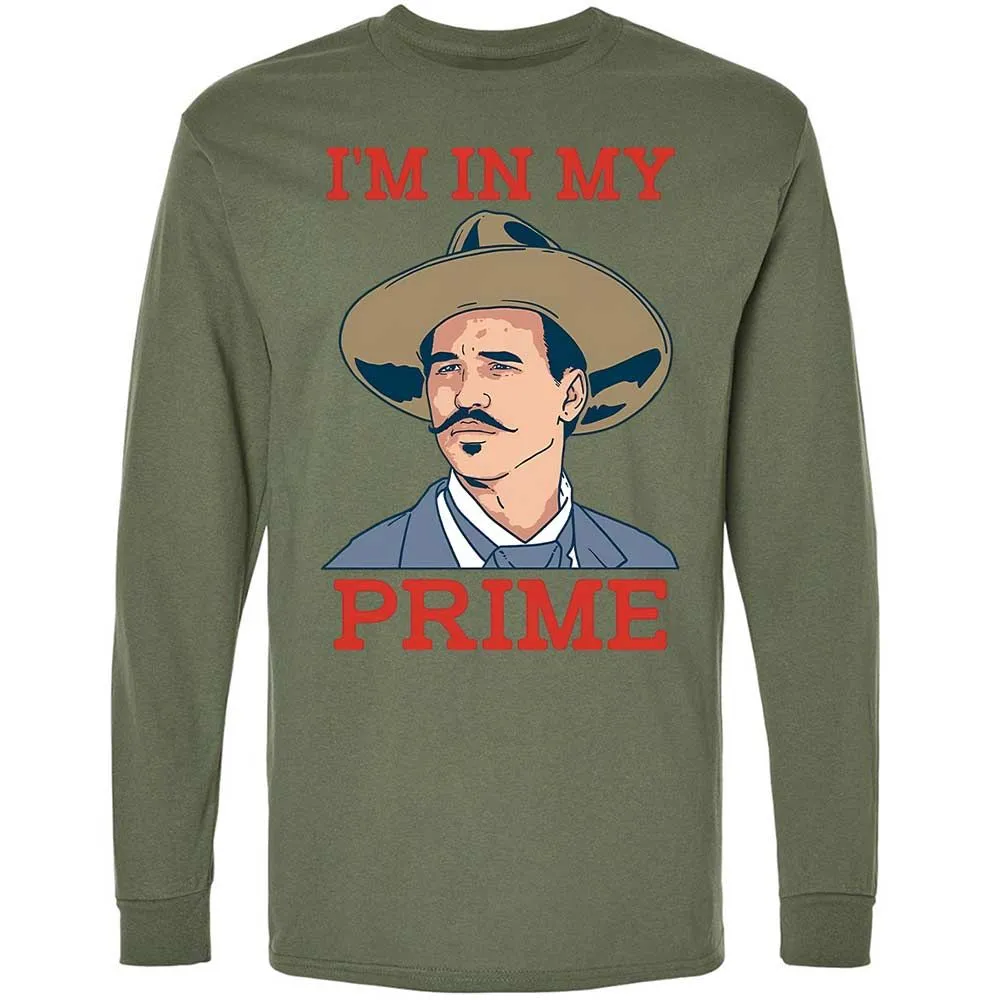 Long Sleeve T-Shirt - HJMHSQ6L - Military Green - 19