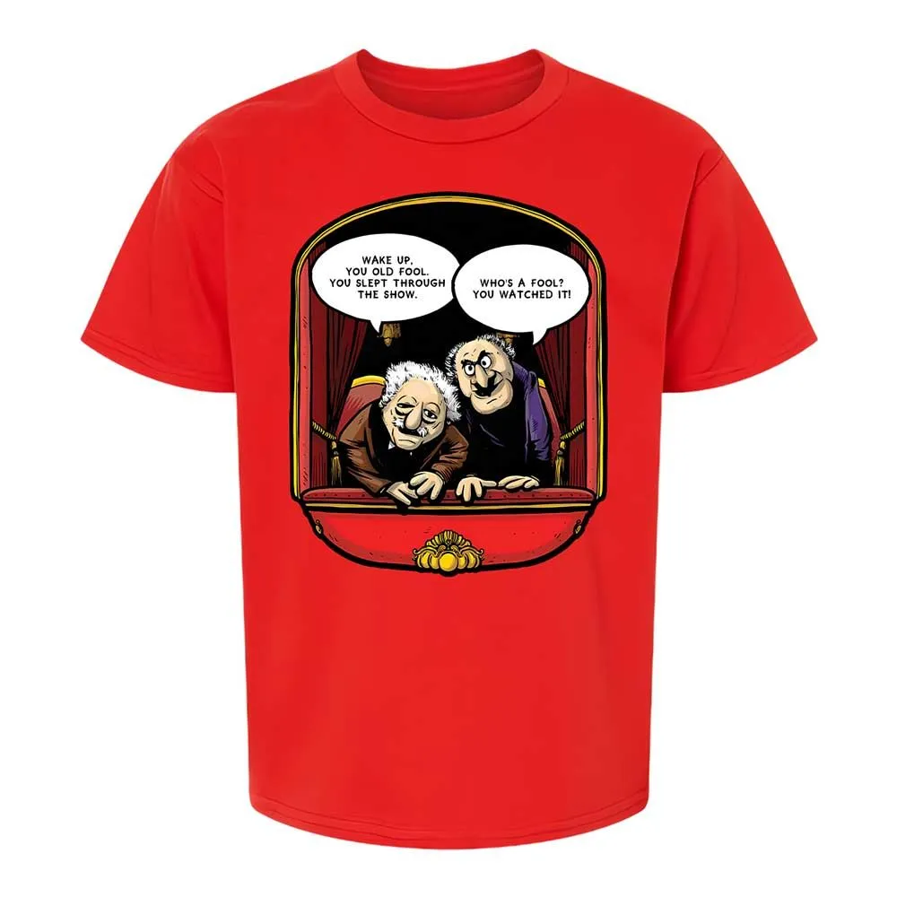 Statler and Waldorf (Wake Up) - Red - 6