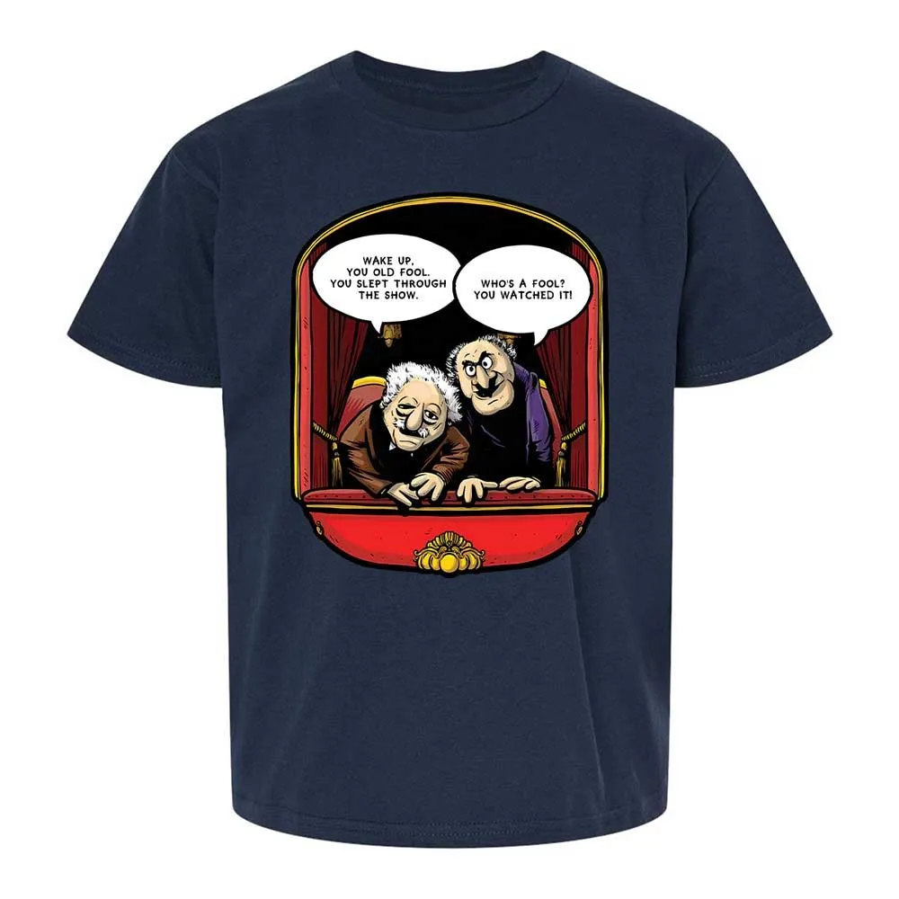 Statler and Waldorf (Wake Up) - Navy - 8