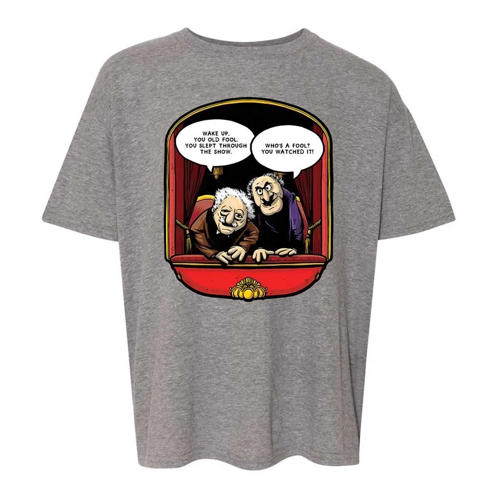 Statler and Waldorf (Wake Up) - Graphite Heather - 18