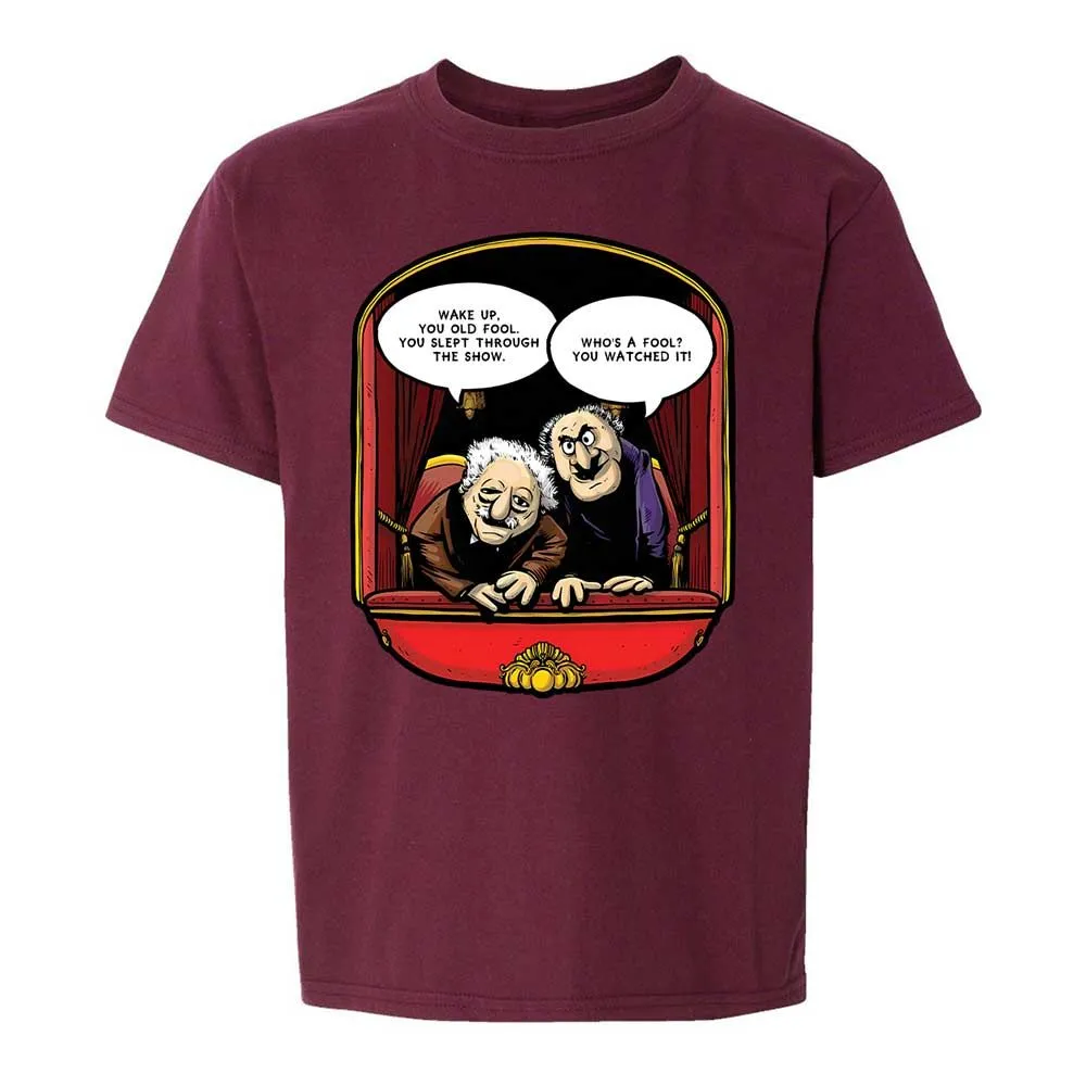 Statler and Waldorf (Wake Up) - Maroon - 19