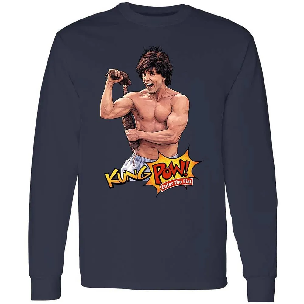 Long Sleeve T-Shirt - TFX38QZ1 - Navy - 13