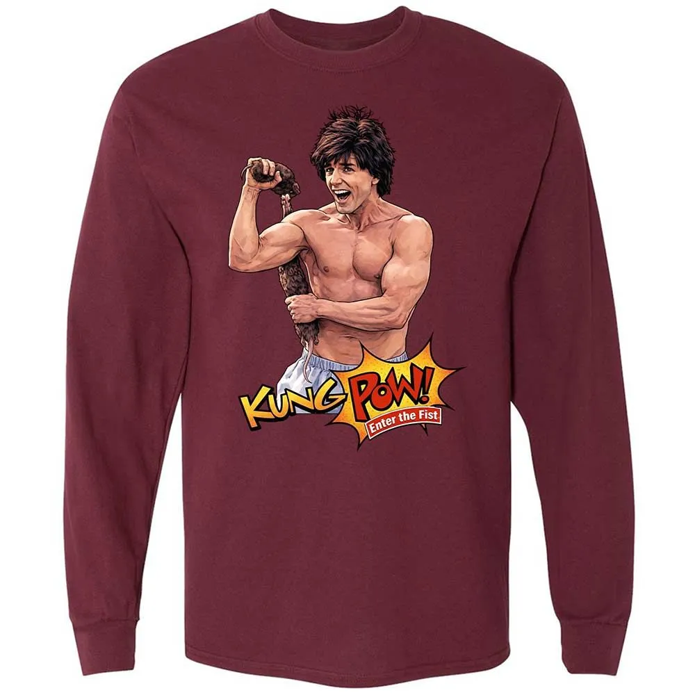 Long Sleeve T-Shirt - TFX38QZ1 - Maroon - 16