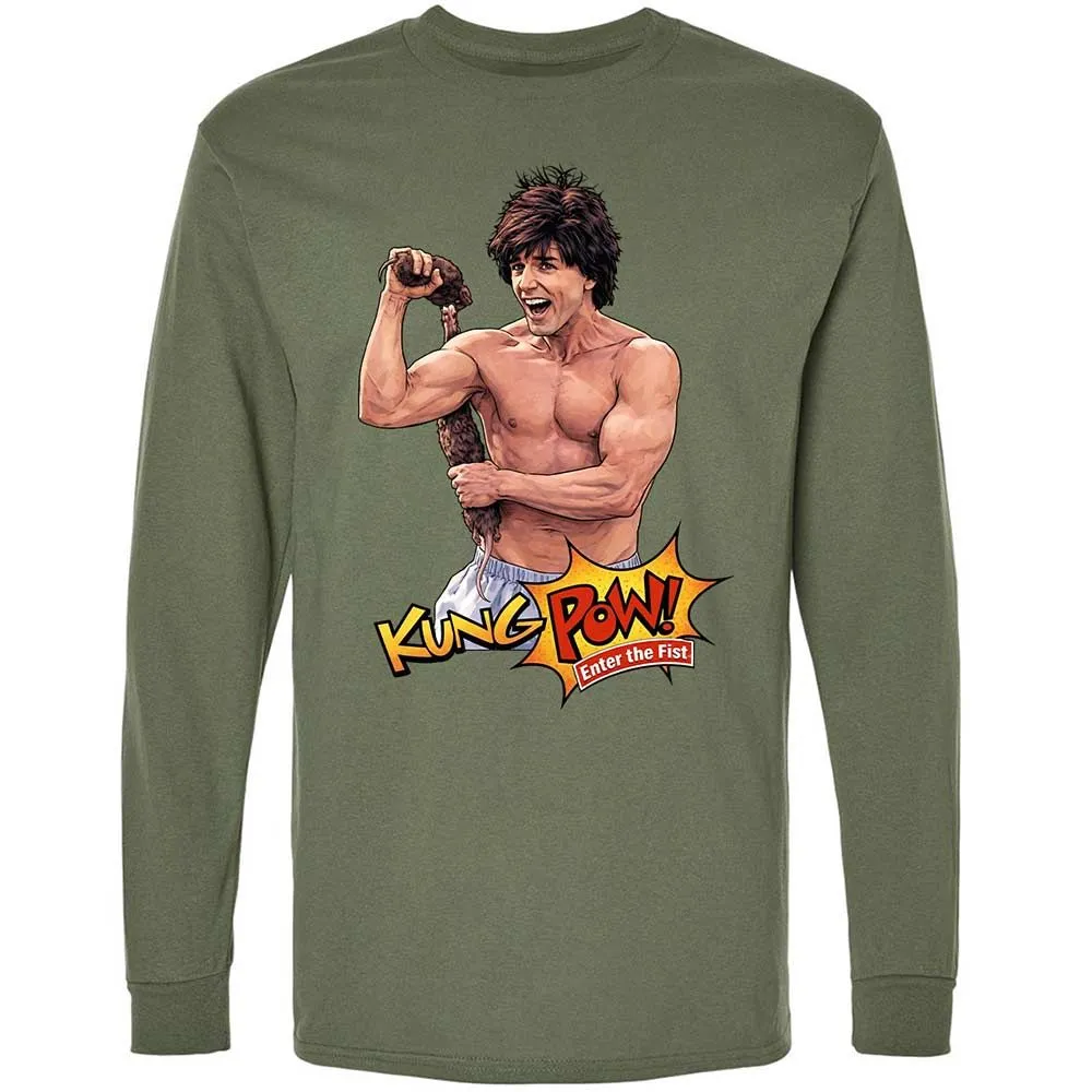 Long Sleeve T-Shirt - TFX38QZ1 - Military Green - 19