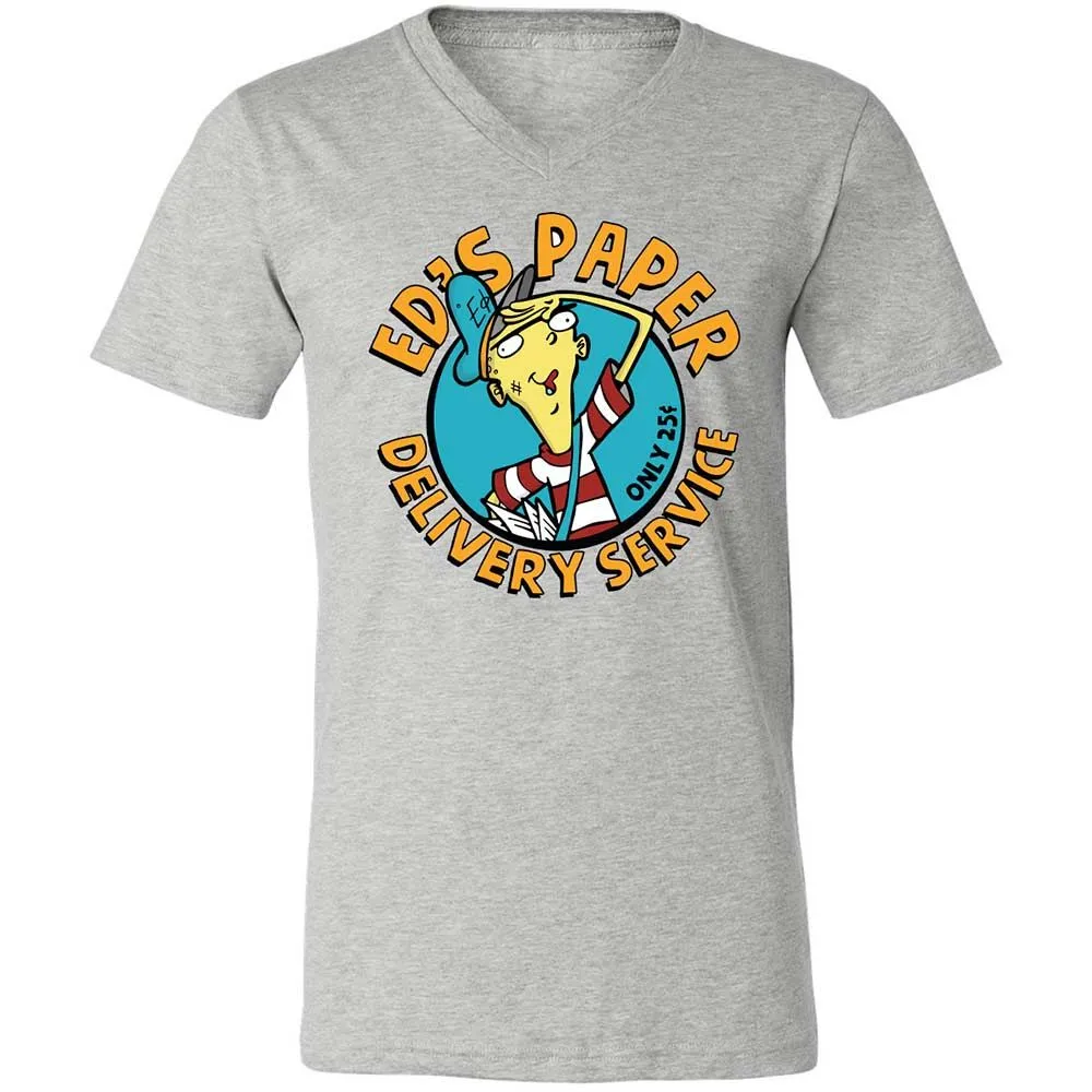 Unisex V-Neck T-Shirt - M6CTV62E - Athletic Heather - 2