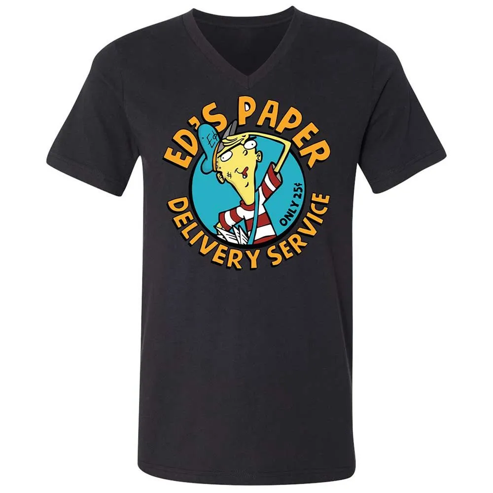 Unisex V-Neck T-Shirt - M6CTV62E - Black - 11