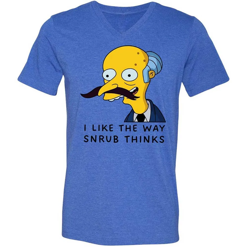 I Like the Way Snrub Thinks - Heather True Royal - 4