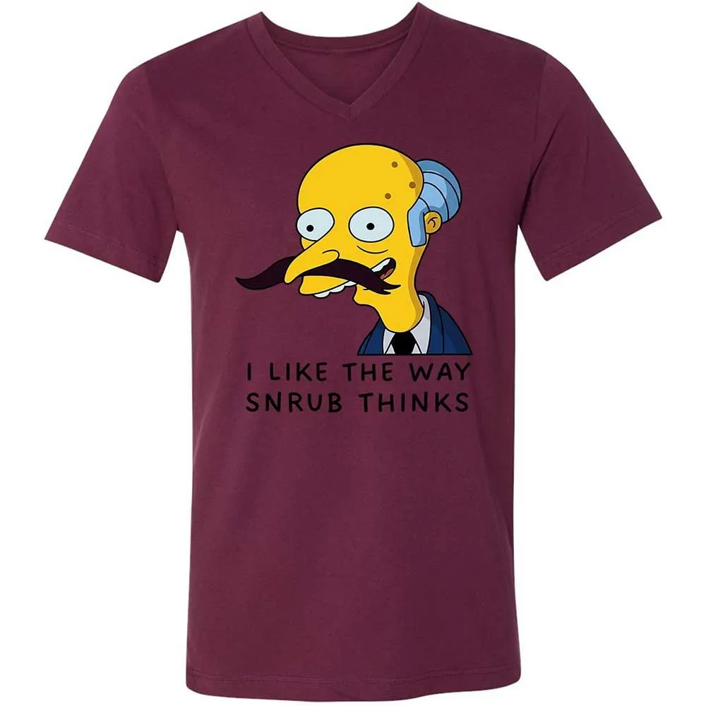 I Like the Way Snrub Thinks - Maroon - 14