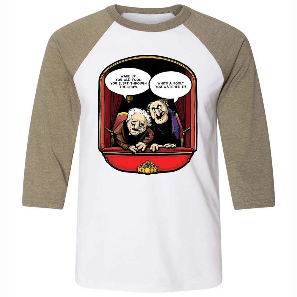 Statler and Waldorf (Wake Up) - White/Heather Olive - 4