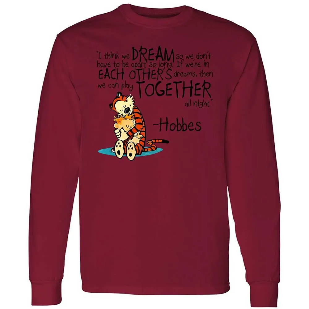 Calvin Hobbes Dreams - Cardinal Red - 17