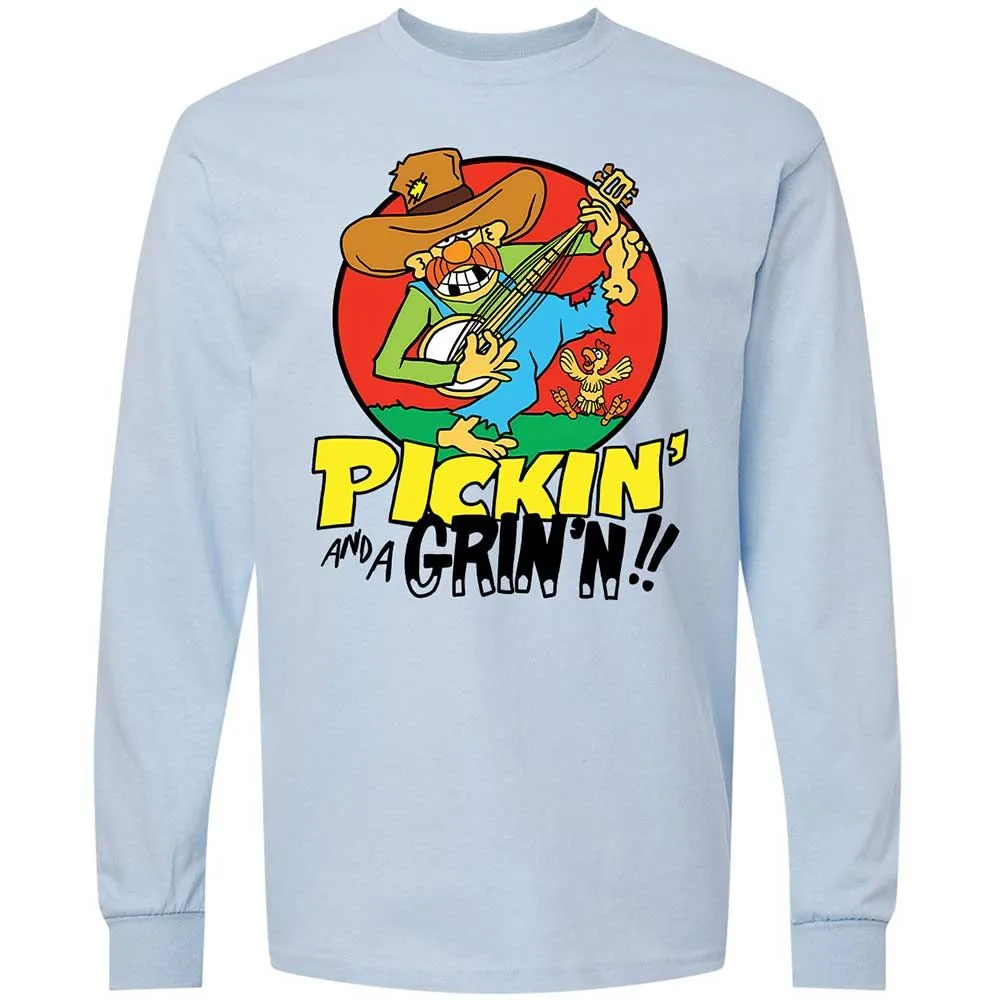 Pickin' and a Grinnin - Light Blue - 4