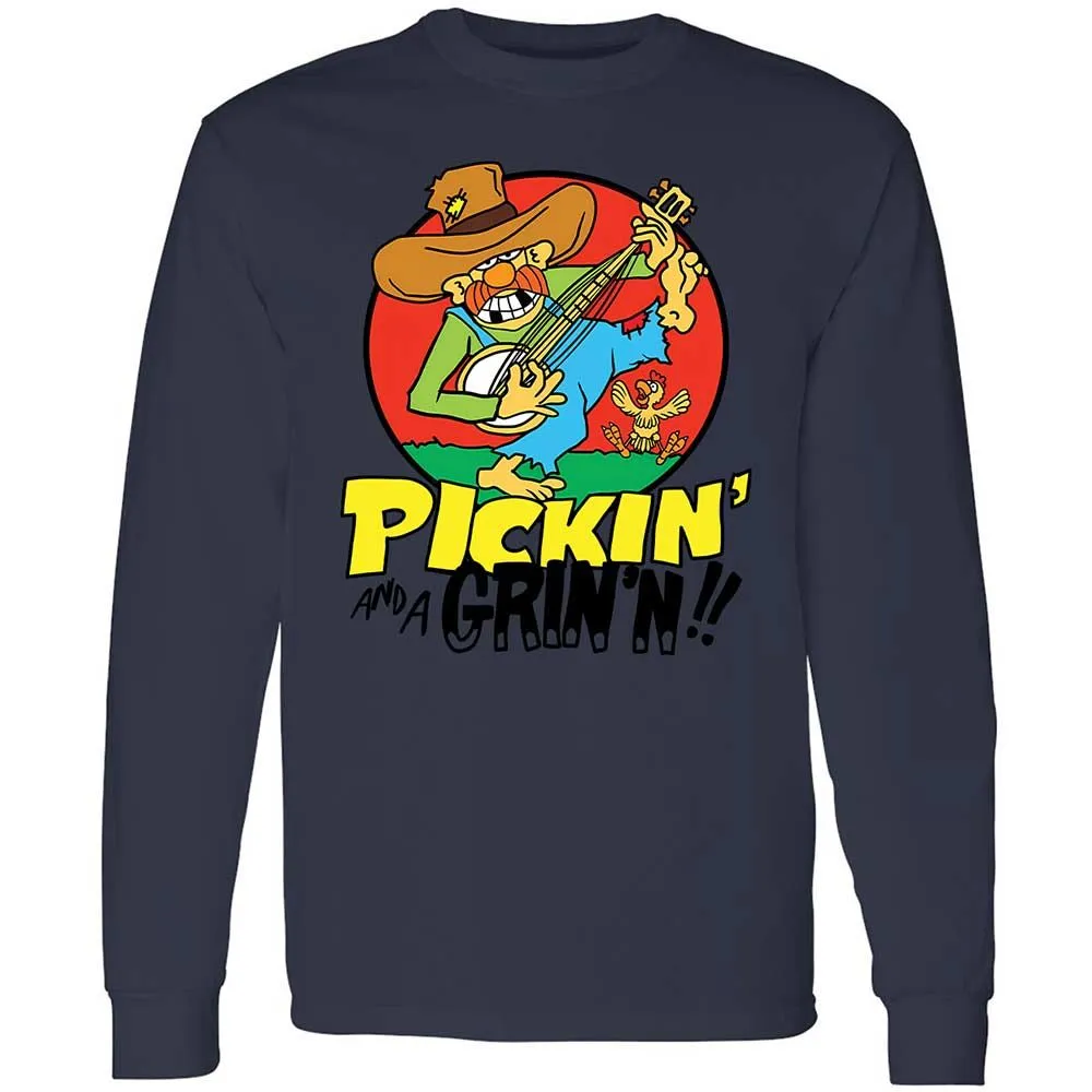 Pickin' and a Grinnin - Navy - 13