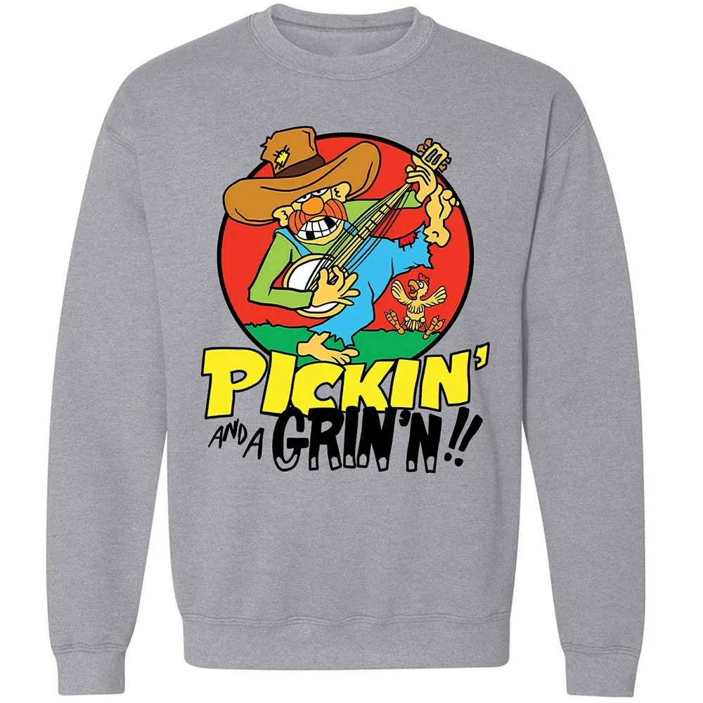 Pickin' and a Grinnin - Sport Grey - 3