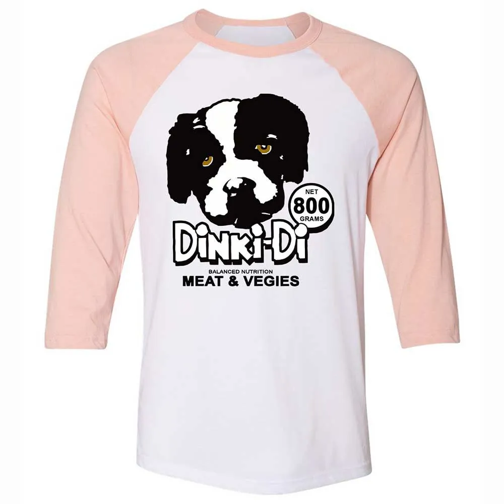 Unisex 3/4 Baseball Tee - DRFSVCEW - White/Heather Peach - 5