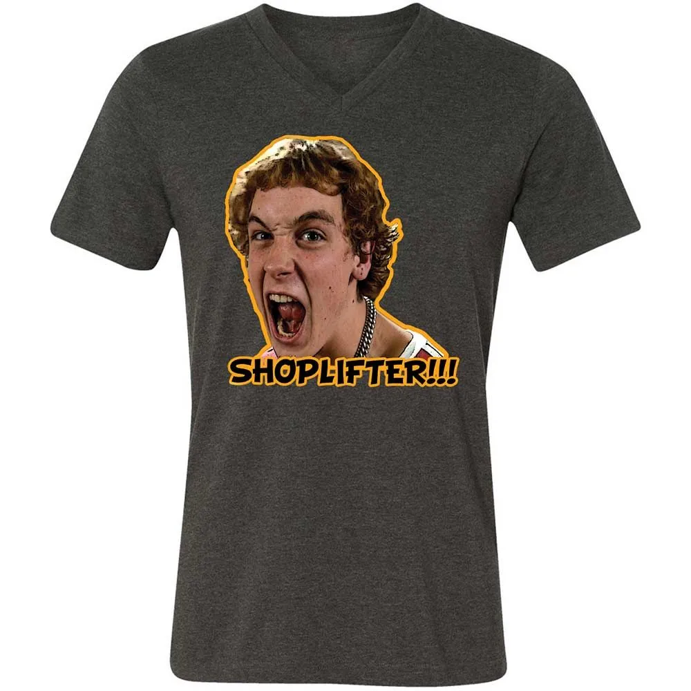 Unisex V-Neck T-Shirt - 6ELZL3UU - Dark Grey Heather - 8