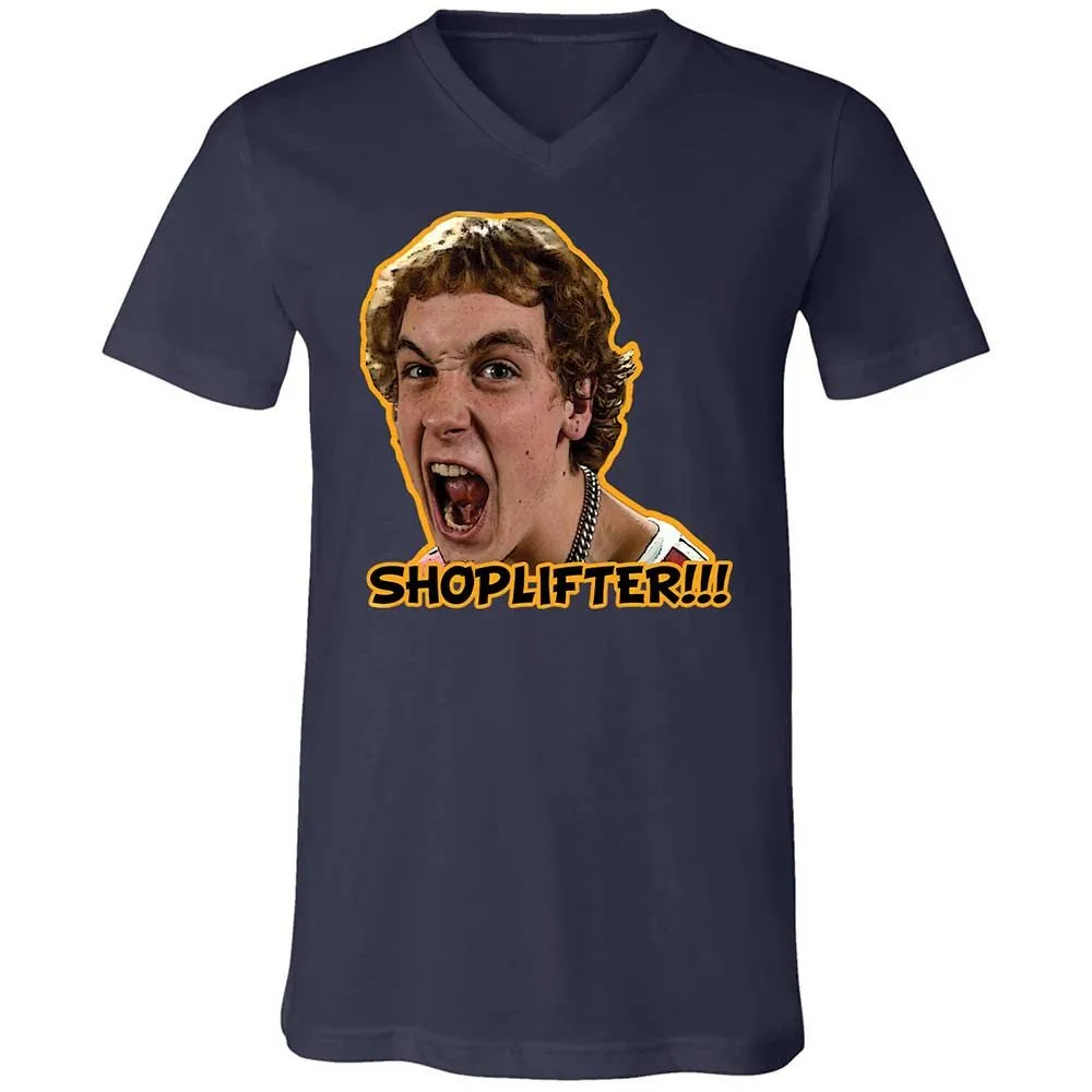 Unisex V-Neck T-Shirt - 6ELZL3UU - Navy - 12