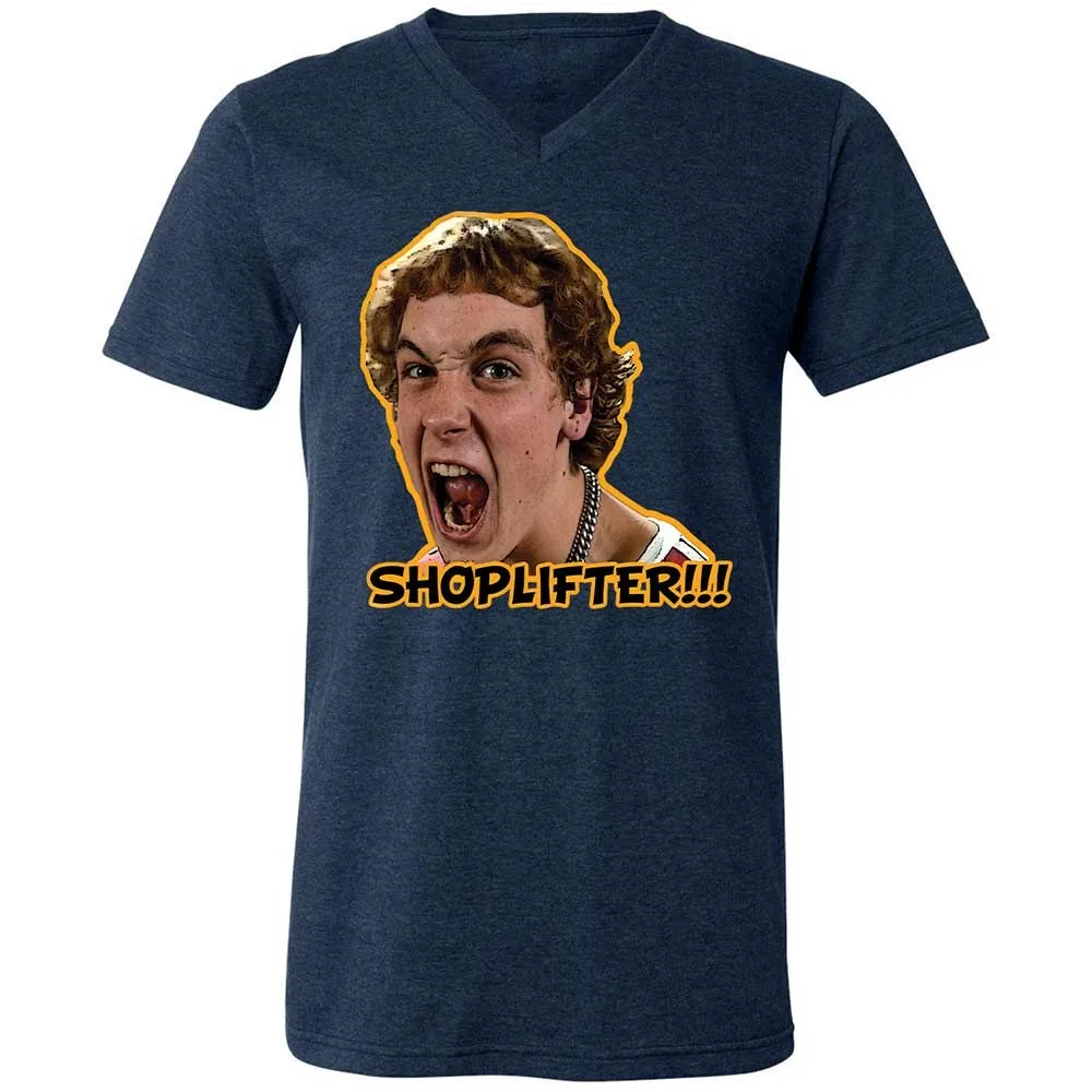 Unisex V-Neck T-Shirt - 6ELZL3UU - Heather Navy - 13
