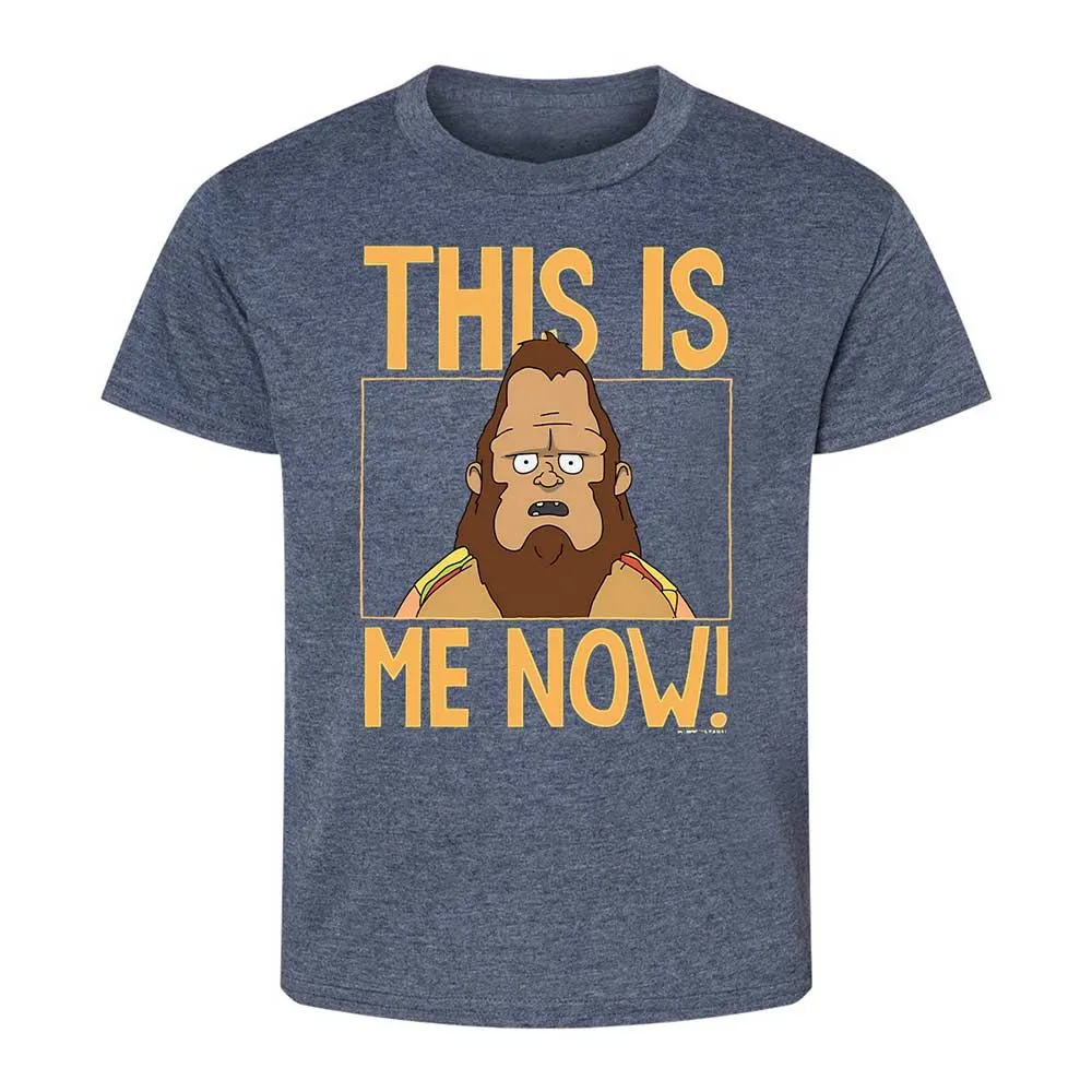 Kids T-Shirt - N8DDBR81 - Heather Navy - 15