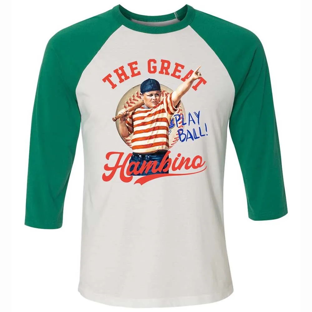 Unisex 3/4 Baseball Tee - J1GQFXCL - White/Kelly - 6