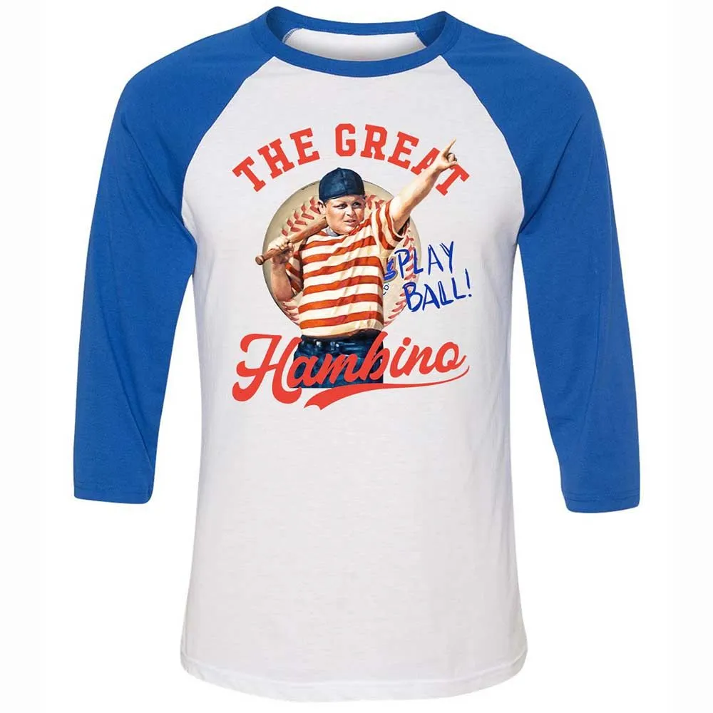 Unisex 3/4 Baseball Tee - J1GQFXCL - White/True Royal - 10