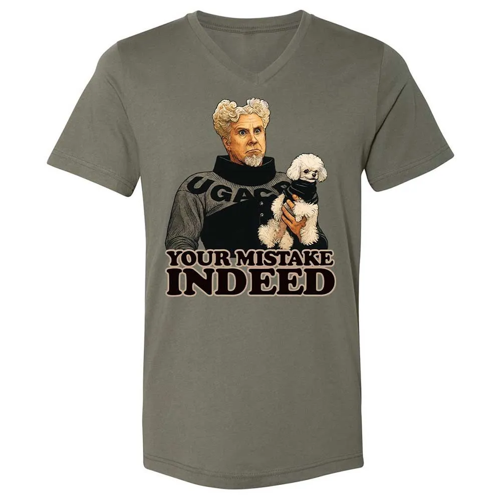 Unisex V-Neck T-Shirt - R2H6GNGE - Military Green - 15