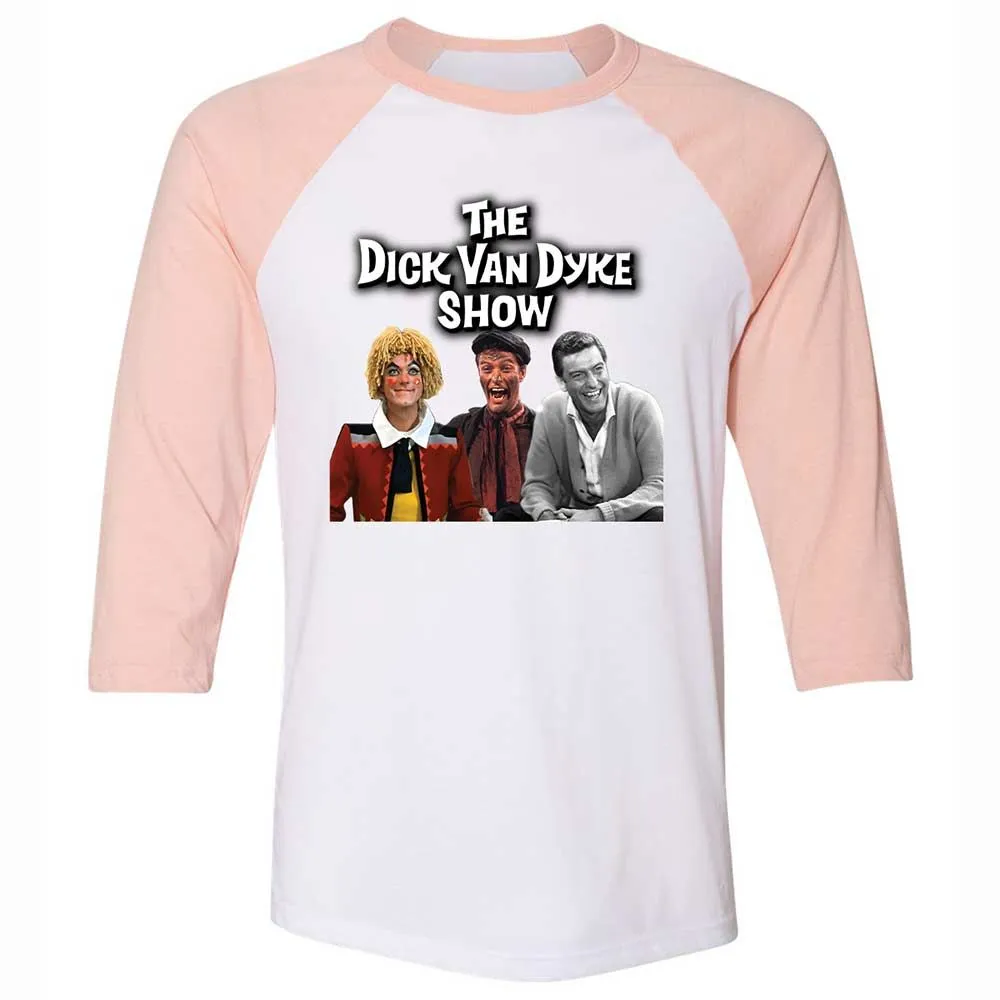 Unisex 3/4 Baseball Tee - K7AARAG8 - White/Heather Peach - 5