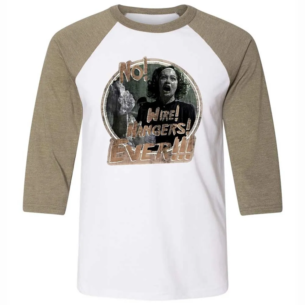 Unisex 3/4 Baseball Tee - 2NQE1E4Z - White/Heather Olive - 4