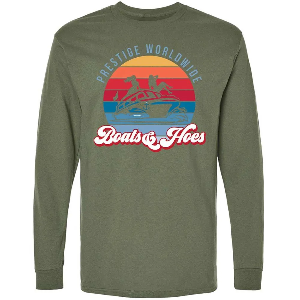 Long Sleeve T-Shirt - WB9CF64B - Military Green - 19