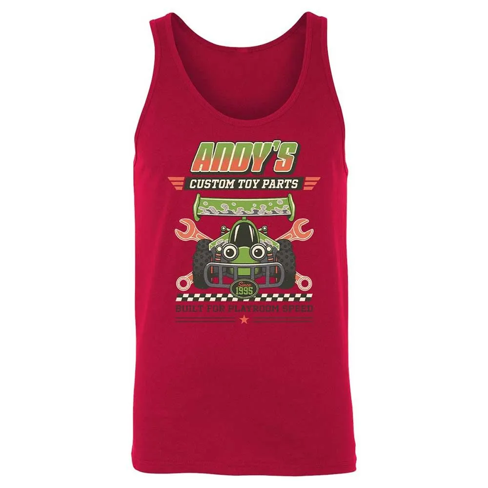 Unisex Jersey Tank - 4VR1CFK7 - Red - 3