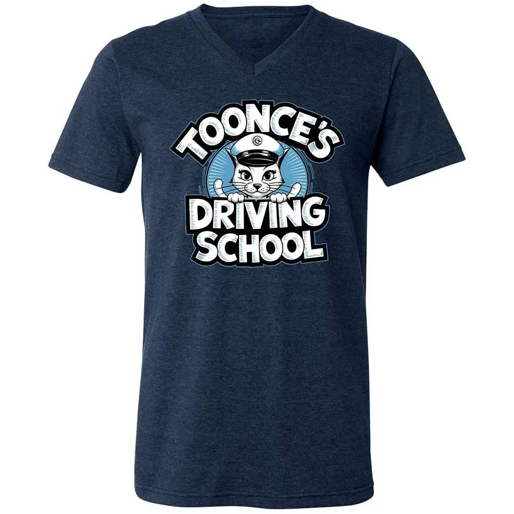Unisex V-Neck T-Shirt - UM3A2GJ6 - Heather Navy - 13