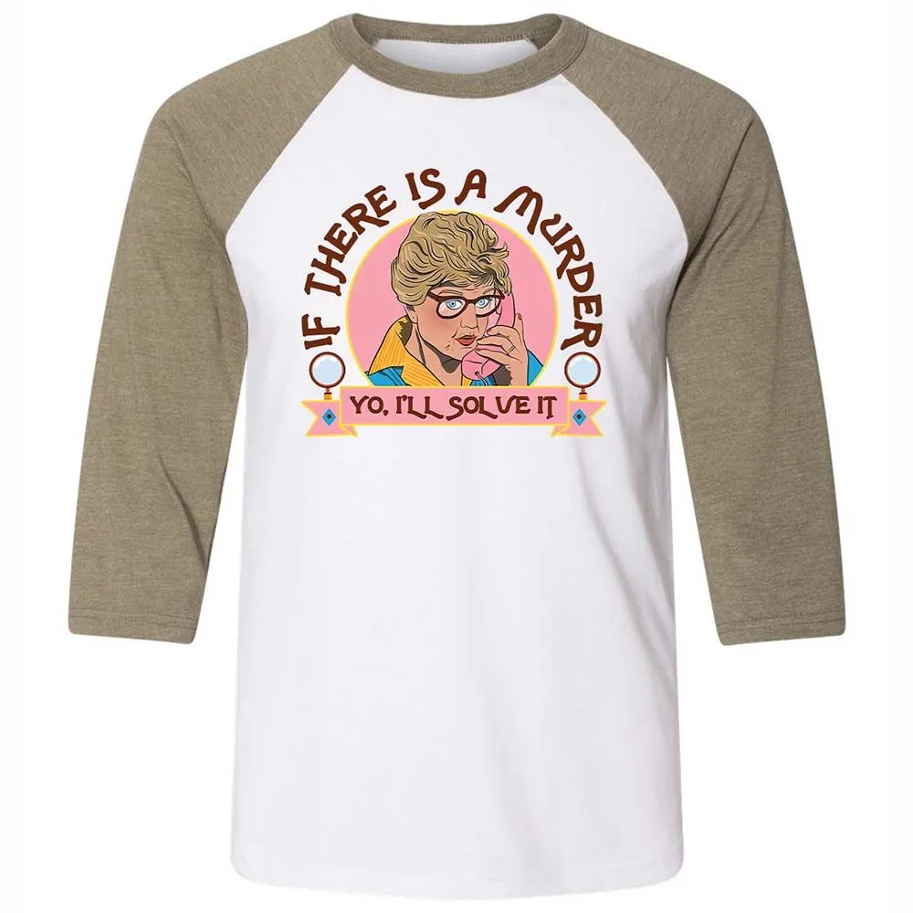 Unisex 3/4 Baseball Tee - UB4PL2WX - White/Heather Olive - 4
