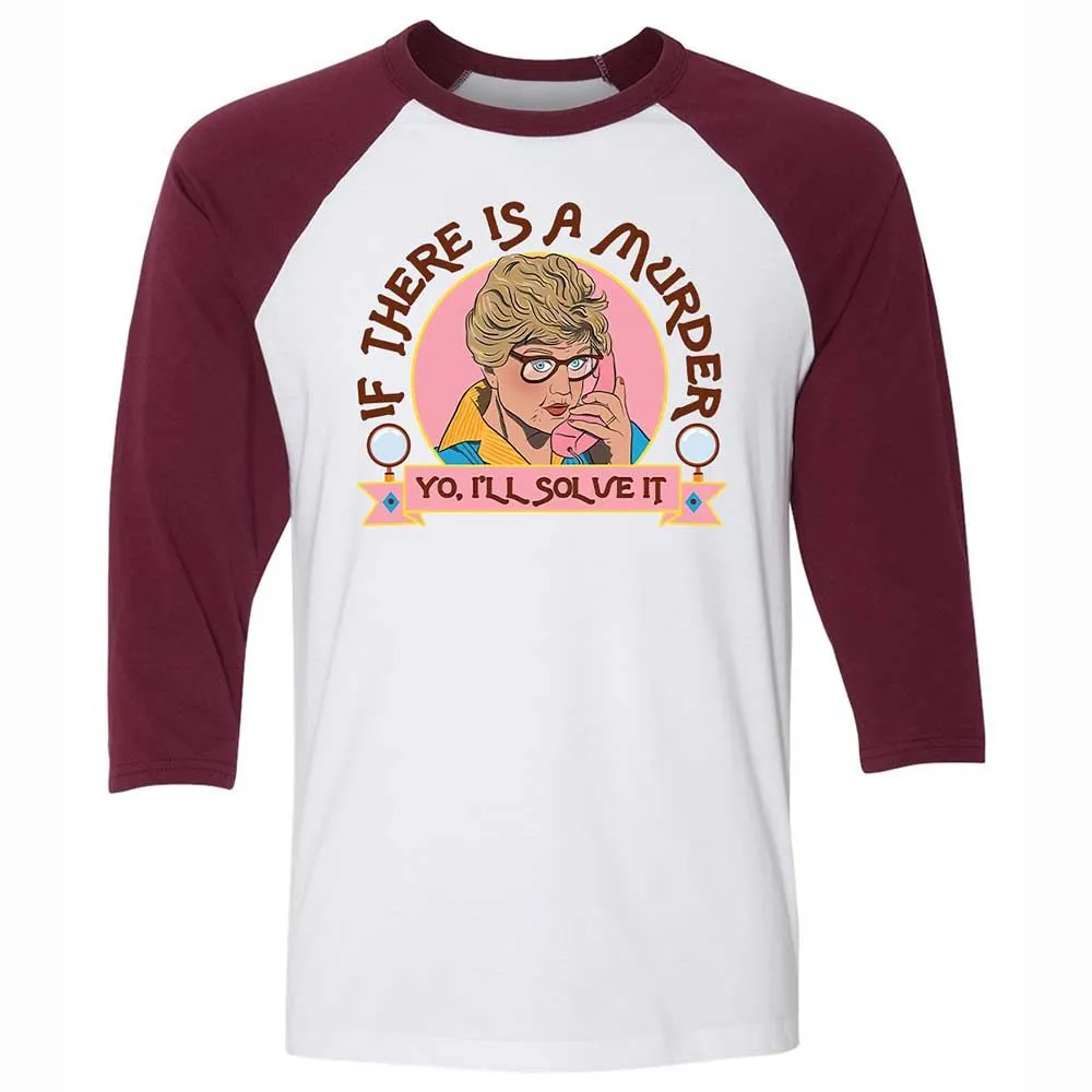 Unisex 3/4 Baseball Tee - UB4PL2WX - White/Maroon - 7