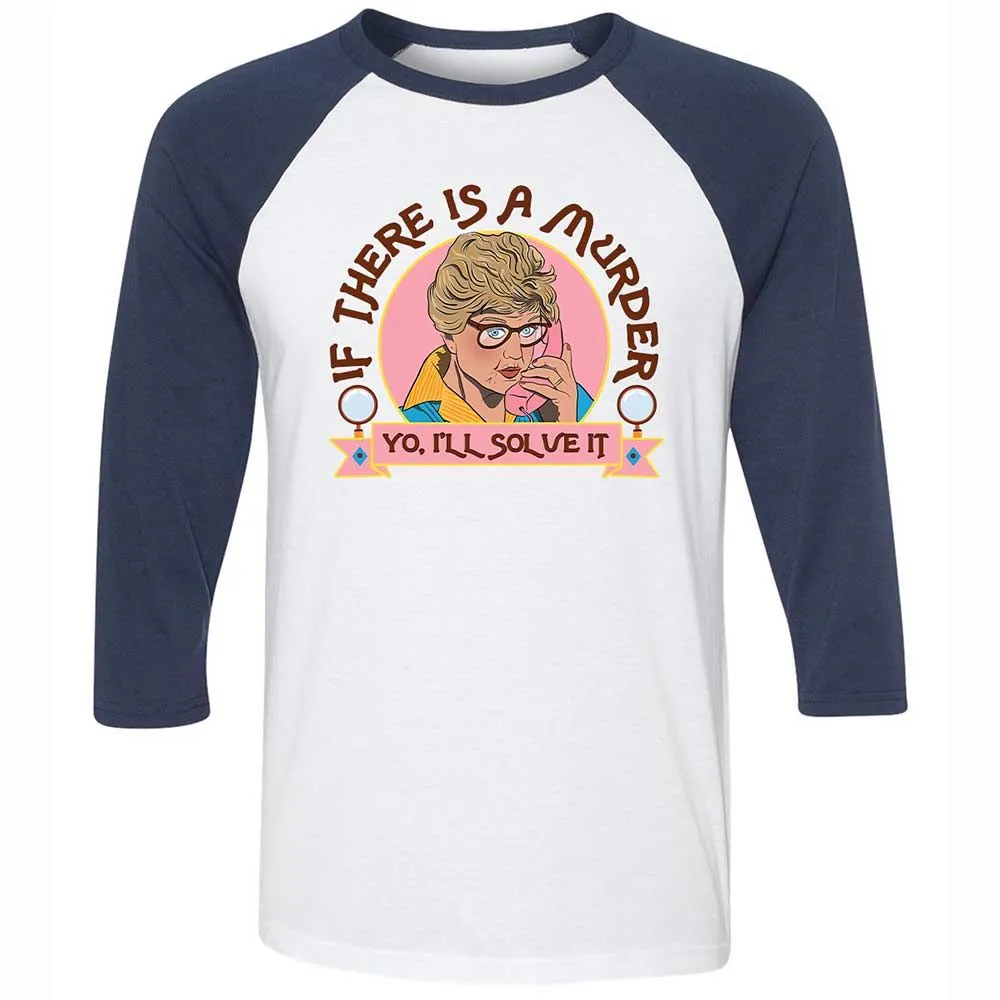 Unisex 3/4 Baseball Tee - UB4PL2WX - White/Navy - 8