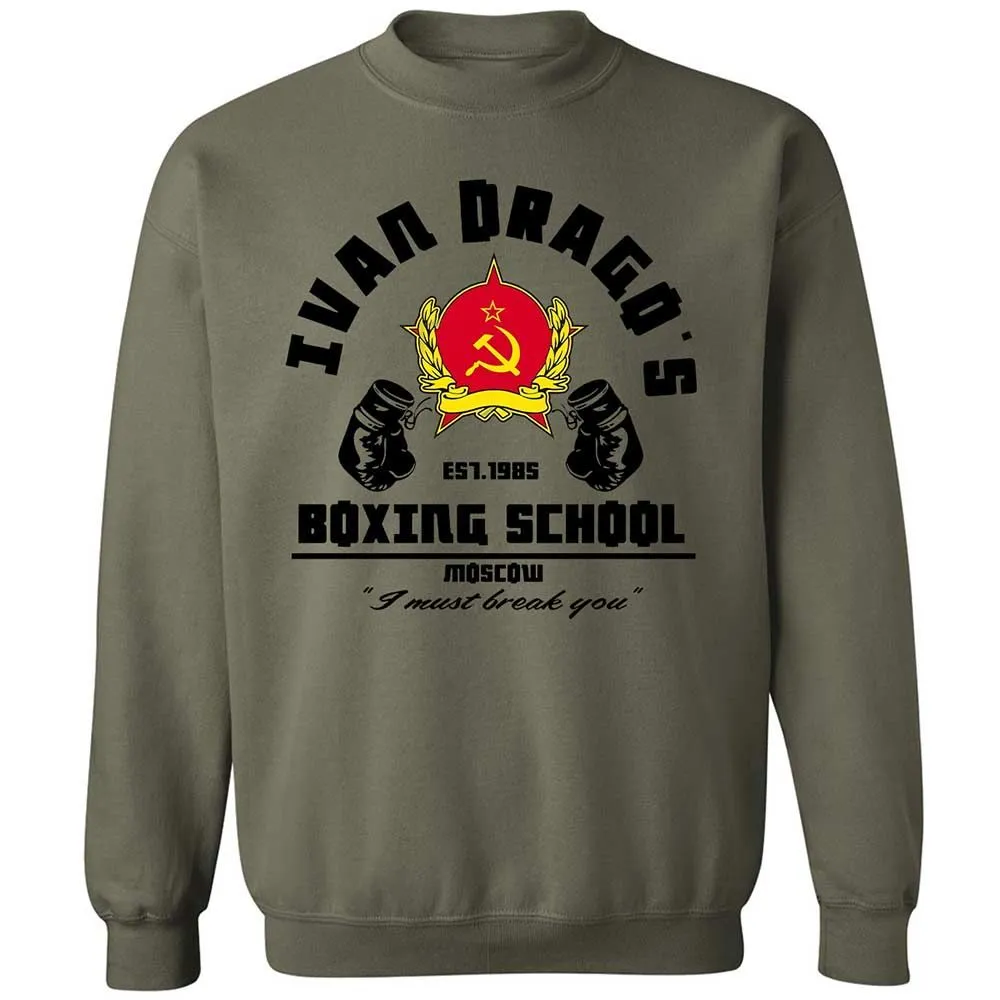 Classic Unisex Sweatshirt - C7DA8UDX - Military Green - 21