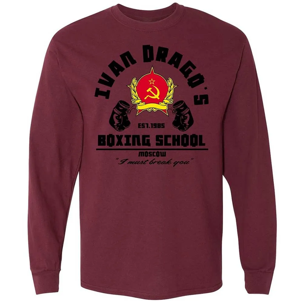 Long Sleeve T-Shirt - FLTB3SWM - Maroon - 16