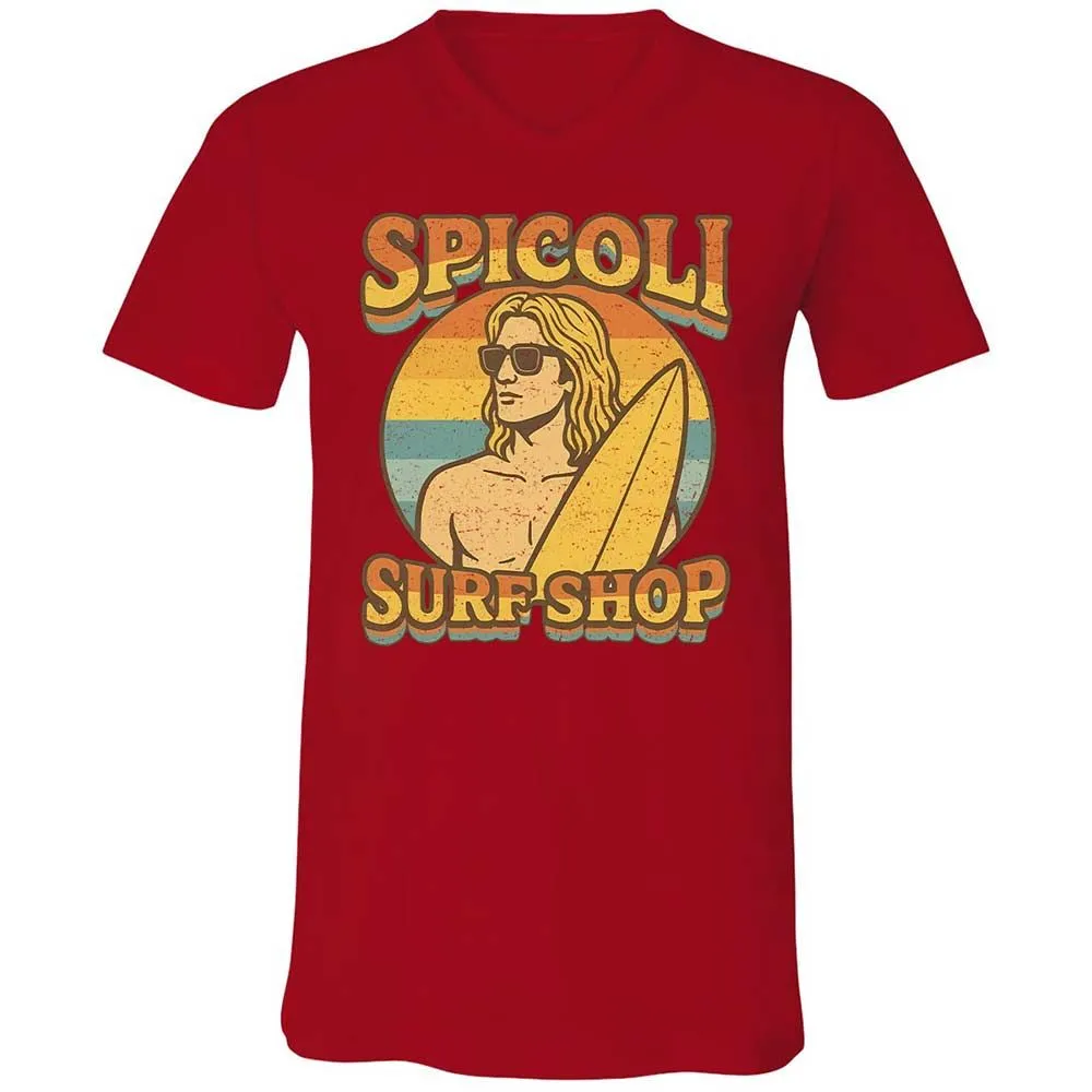 Unisex V-Neck T-Shirt - KFK3649N - Red - 5