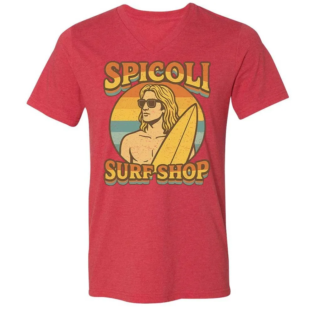 Unisex V-Neck T-Shirt - KFK3649N - Heather Red - 6