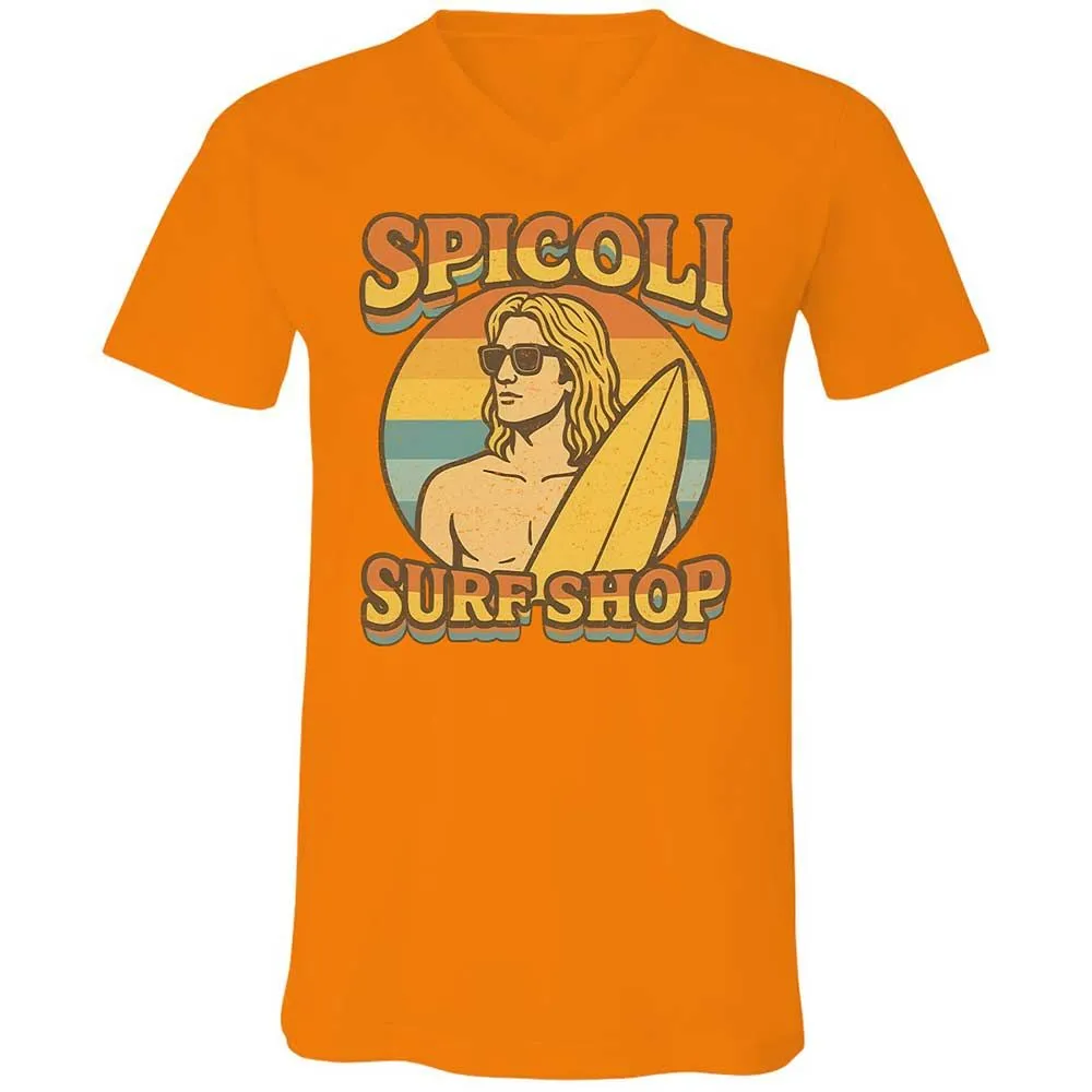 Unisex V-Neck T-Shirt - KFK3649N - Orange - 7