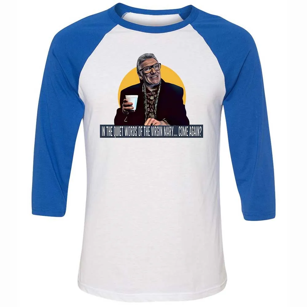 Unisex 3/4 Baseball Tee - KNQ999YY - White/True Royal - 10